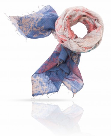 Палантин Женский SW-ROSE/BLUE